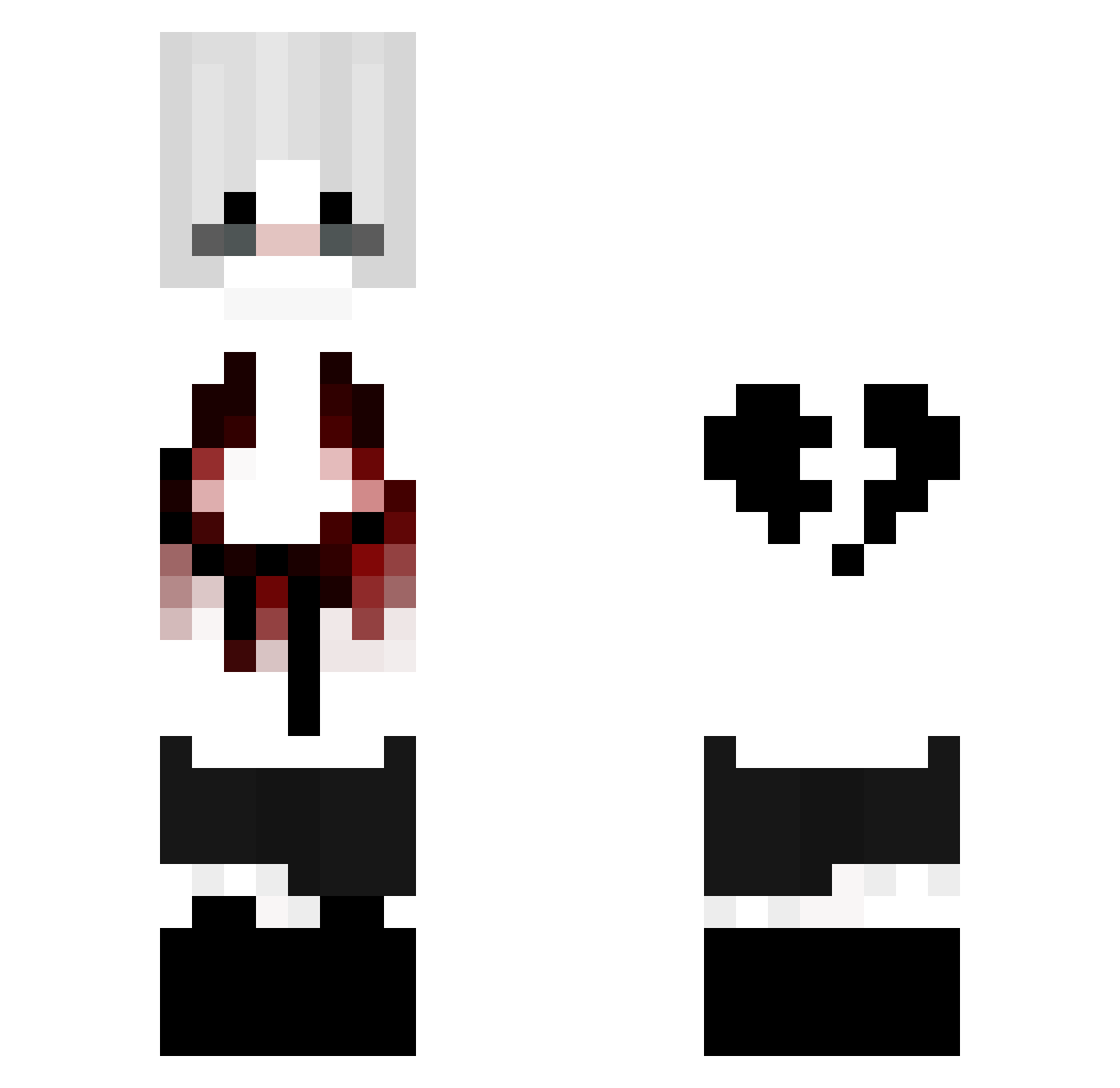 _TimeToSleep_ Minecraft skin, front and back view
