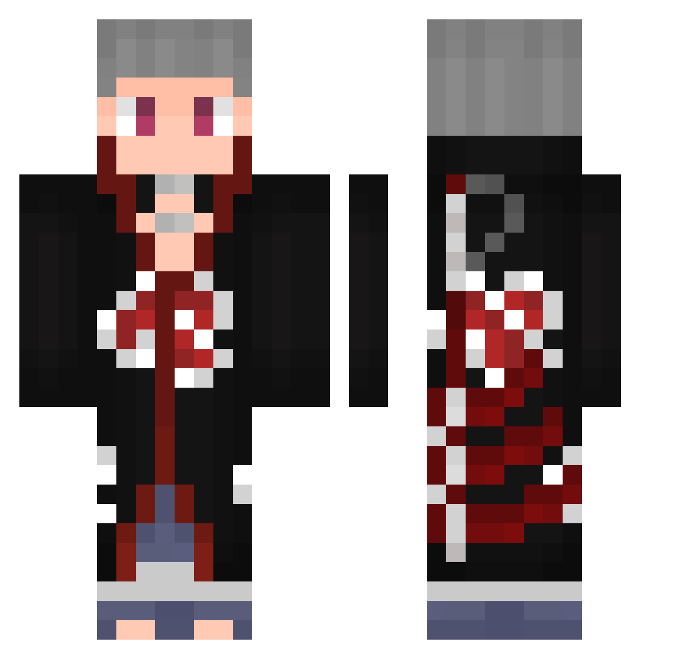 alfieytlmgo Minecraft skin, front and back view