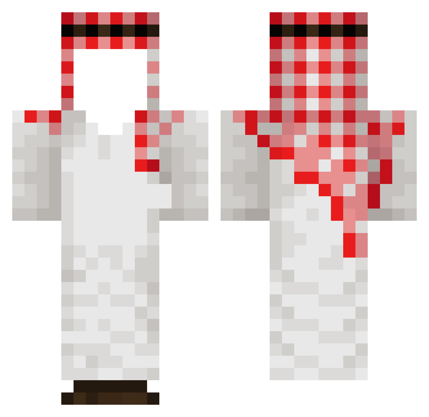BobJoe7593 Minecraft skin, front and back view