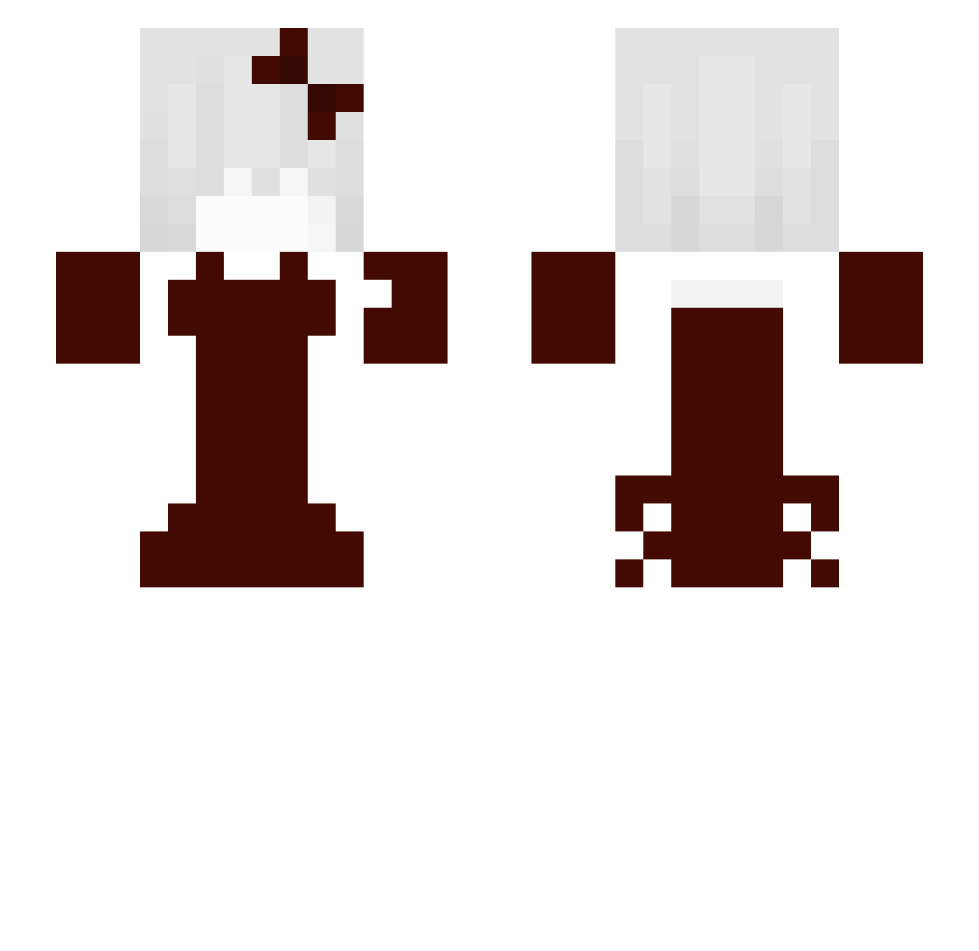 addiscnn Minecraft skin, front and back view
