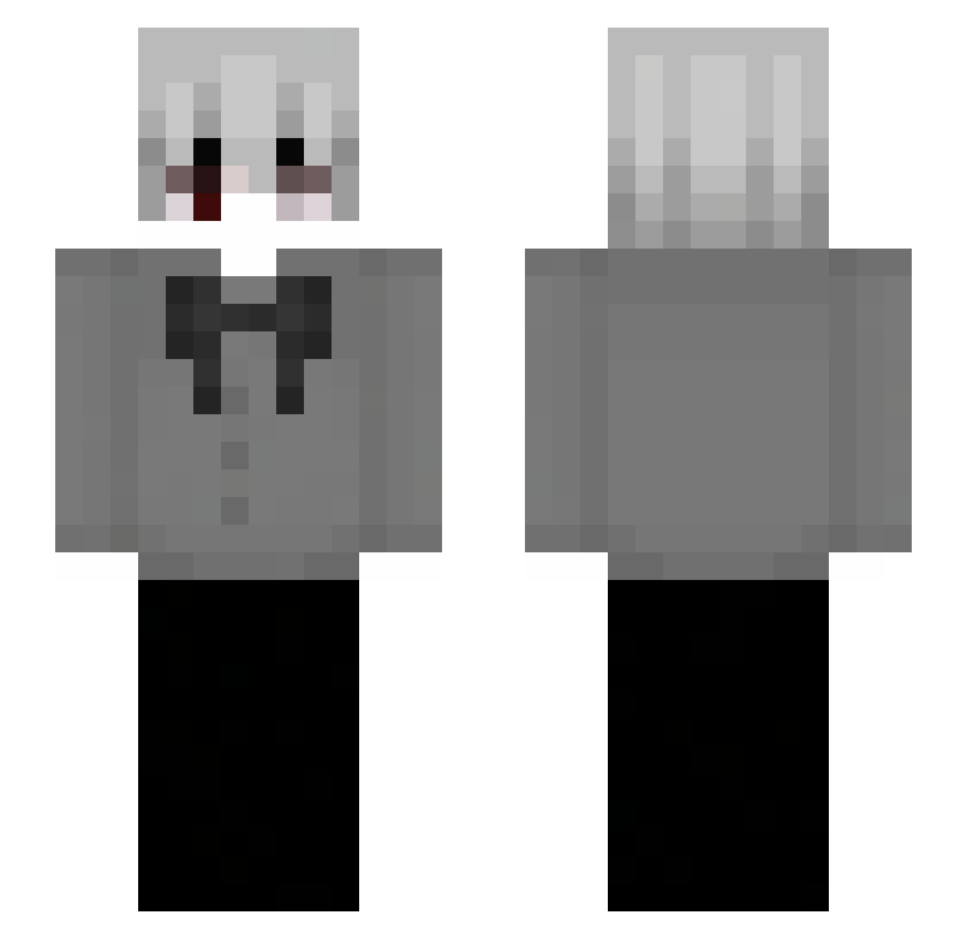 Schaffer_ Minecraft skin, front and back view