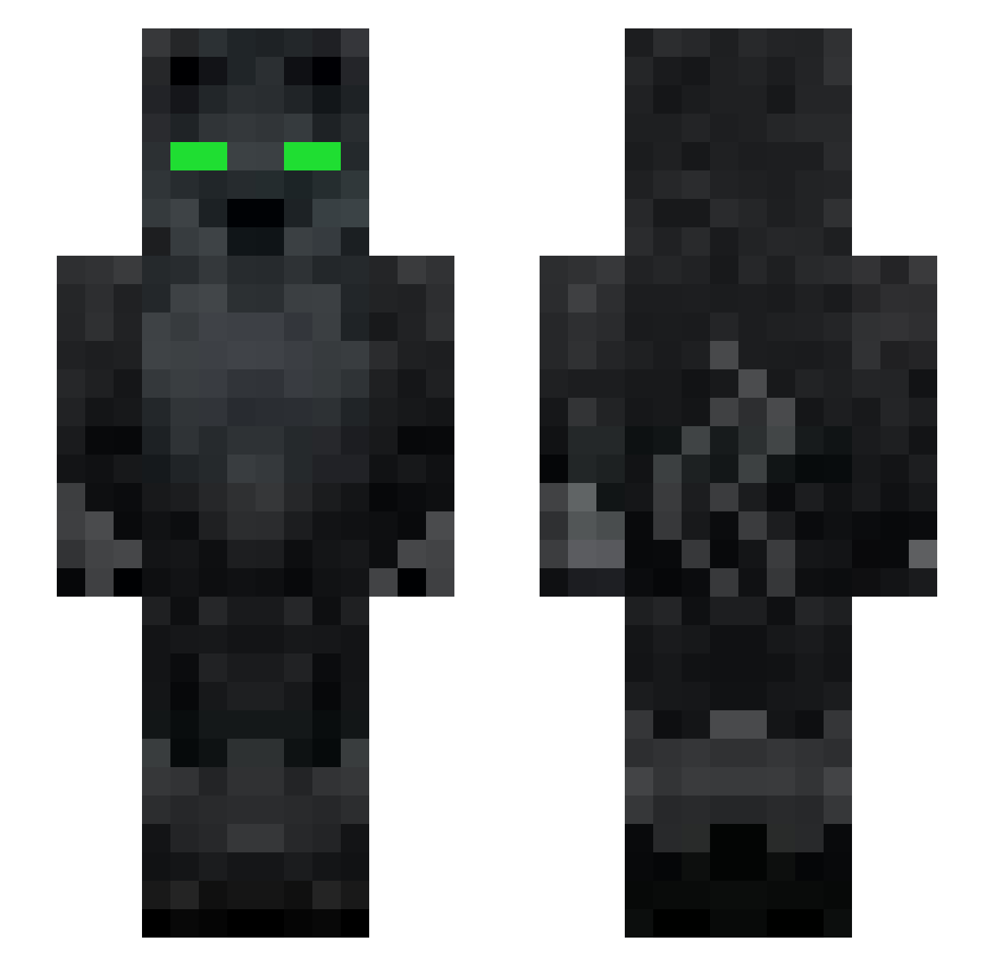 bestjapan Minecraft skin, front and back view