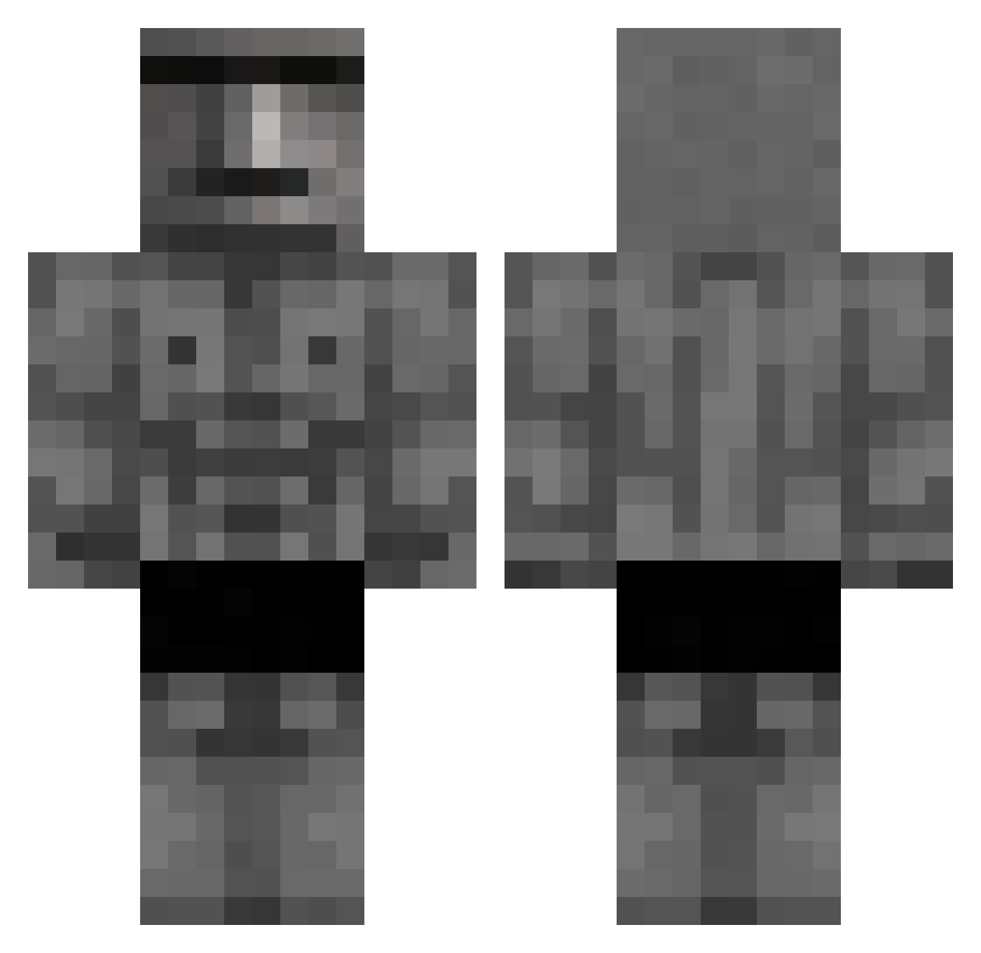 xXLordSigmaXx Minecraft skin, front and back view