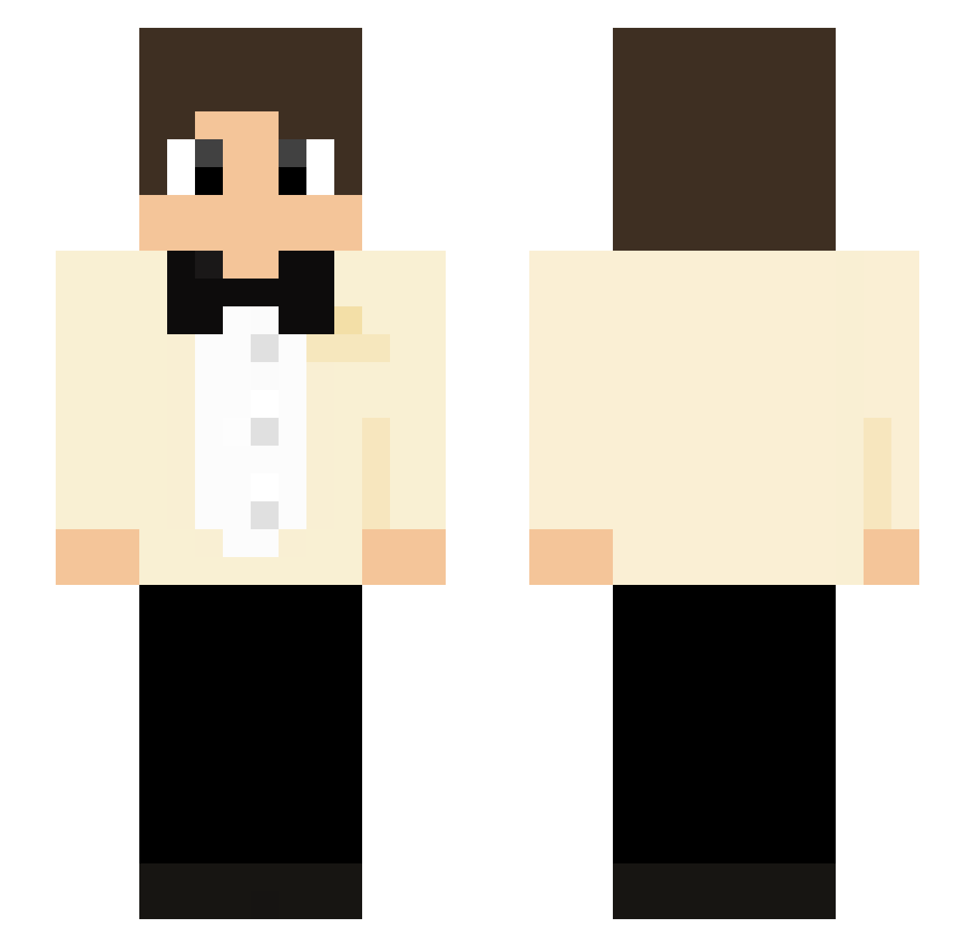 SubwooferGorlami Minecraft skin, front and back view