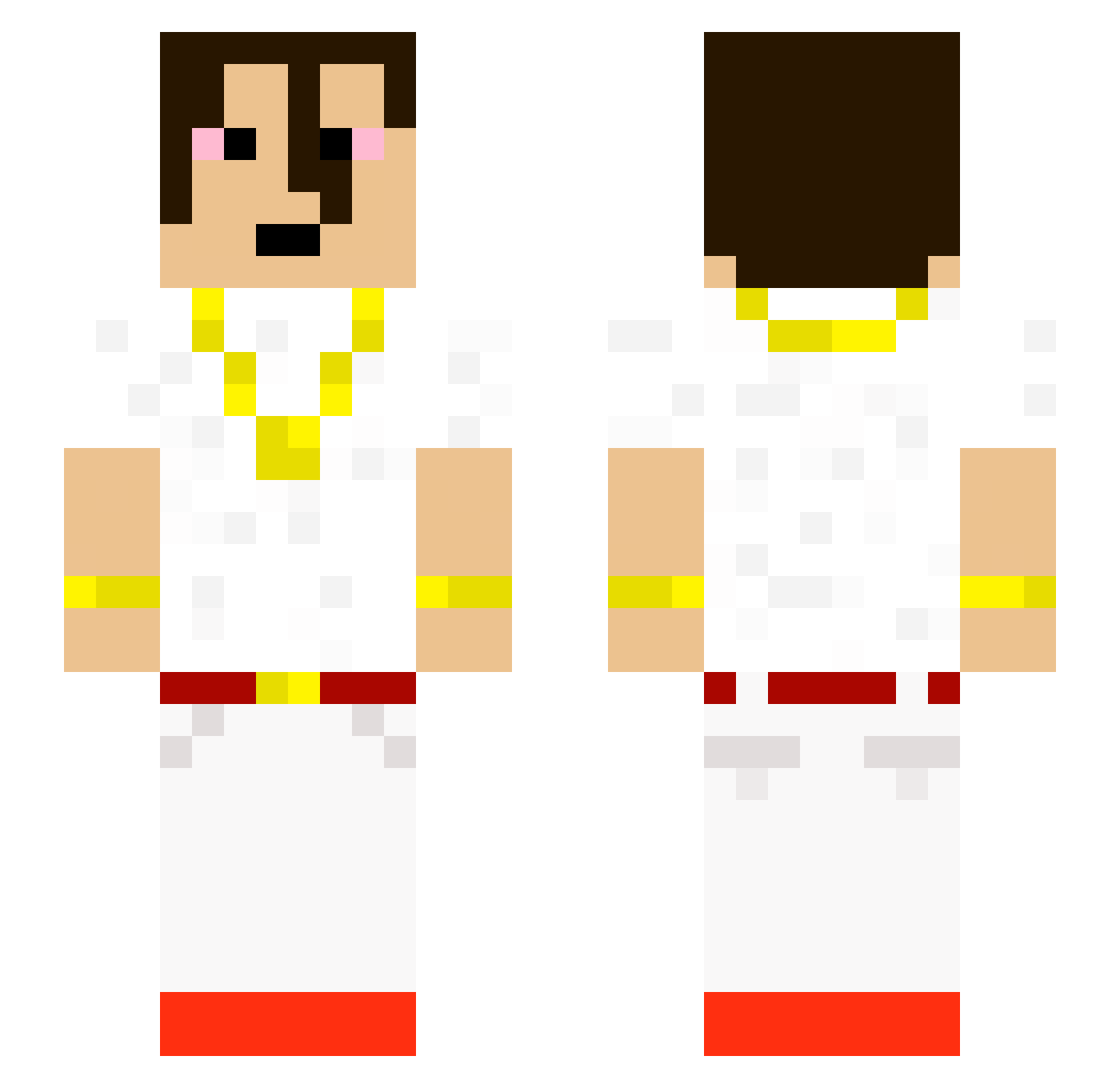 benjitajeremias Minecraft skin, front and back view