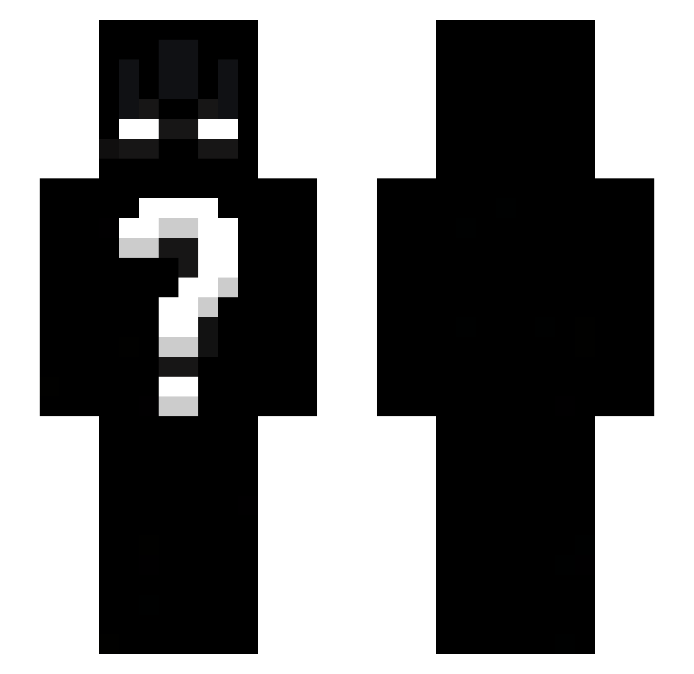 32Sys Minecraft skin, front and back view