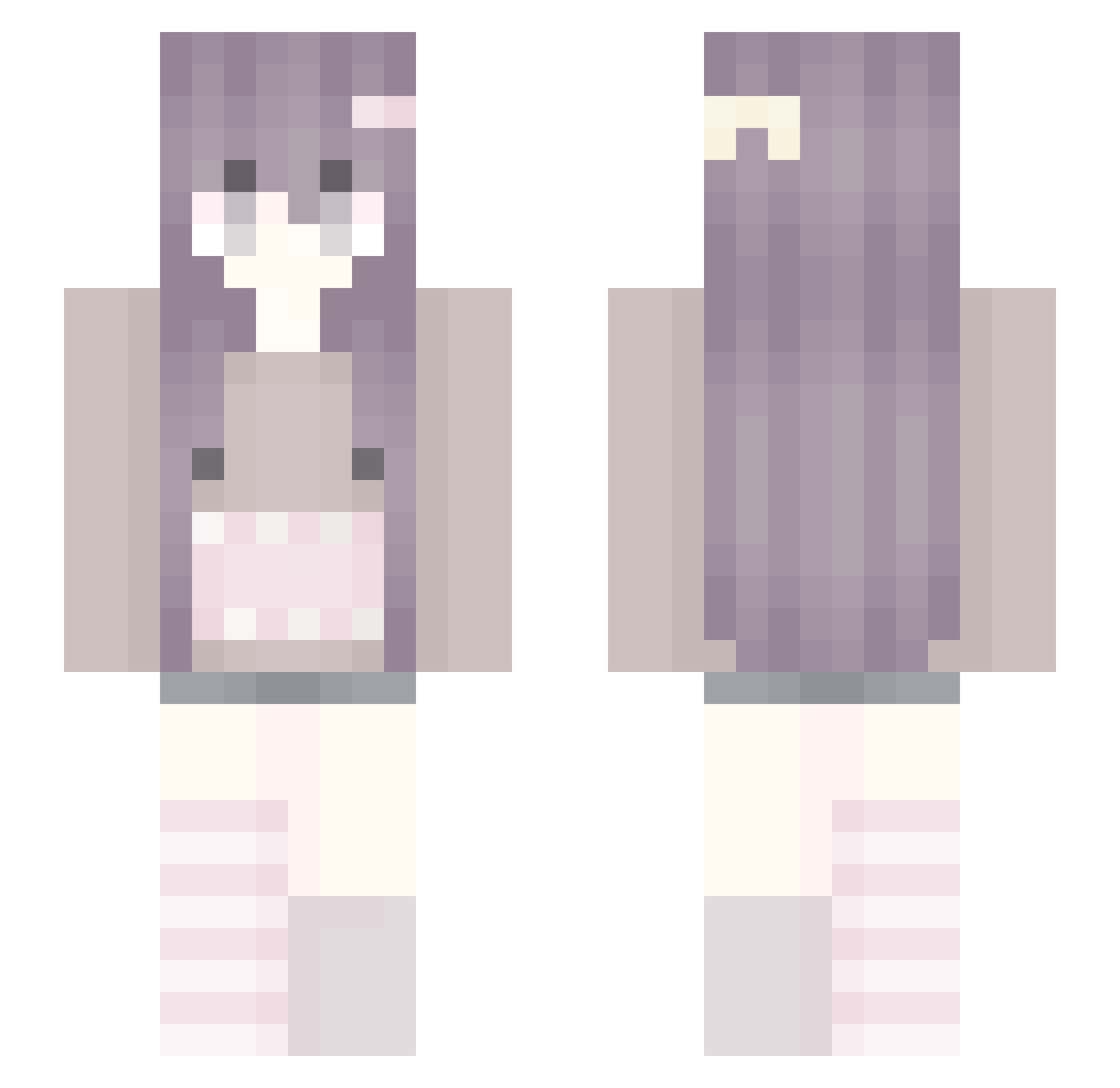 _luminox_ Minecraft skin, front and back view