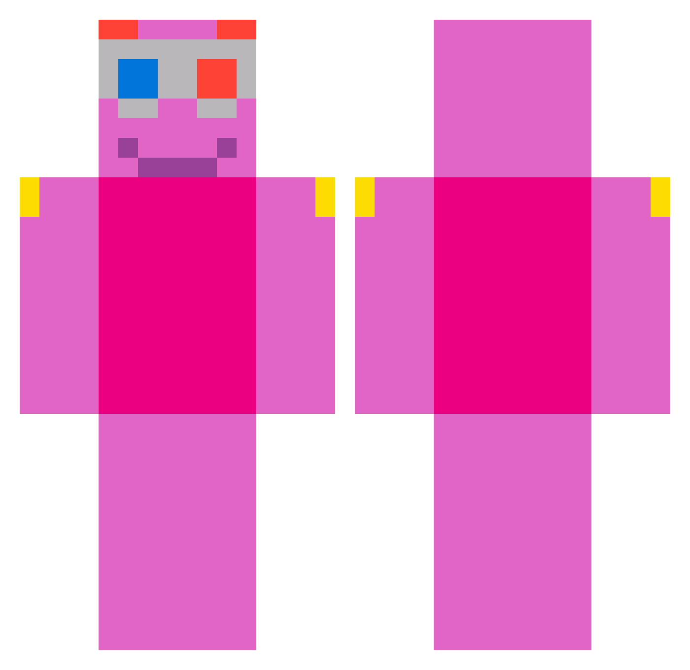 _DeStu_ Minecraft skin, front and back view