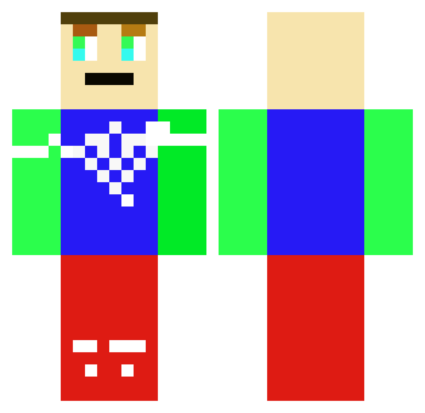 fullsteamahd2 Minecraft skin, front and back view