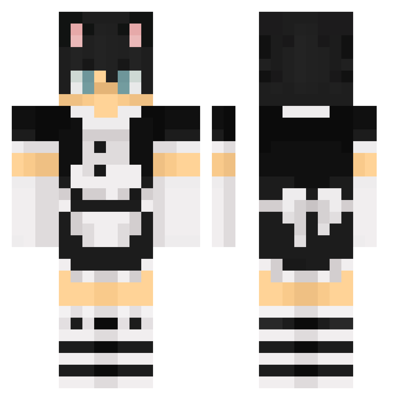 Shades_49 Minecraft skin, front and back view
