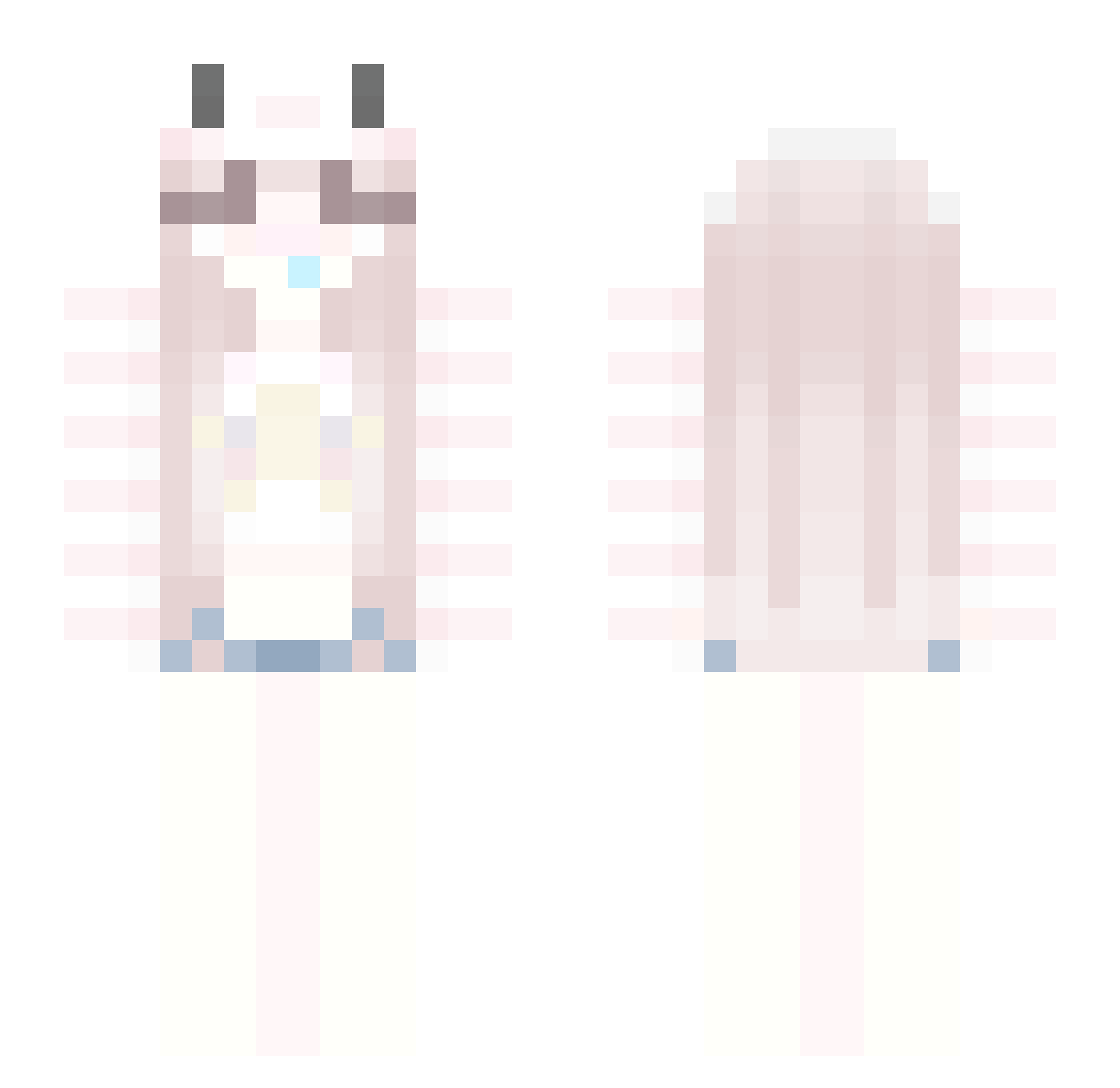 Dr_ChuaBao_VN Minecraft skin, front and back view