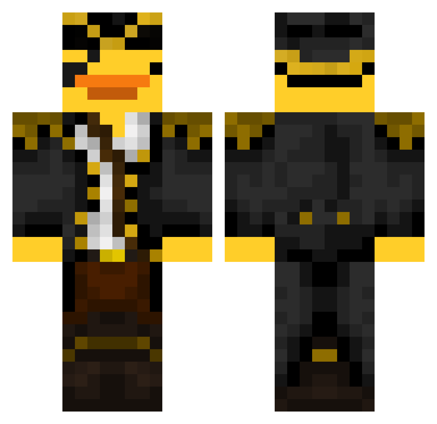 ___KRYPTIC___ Minecraft skin, front and back view