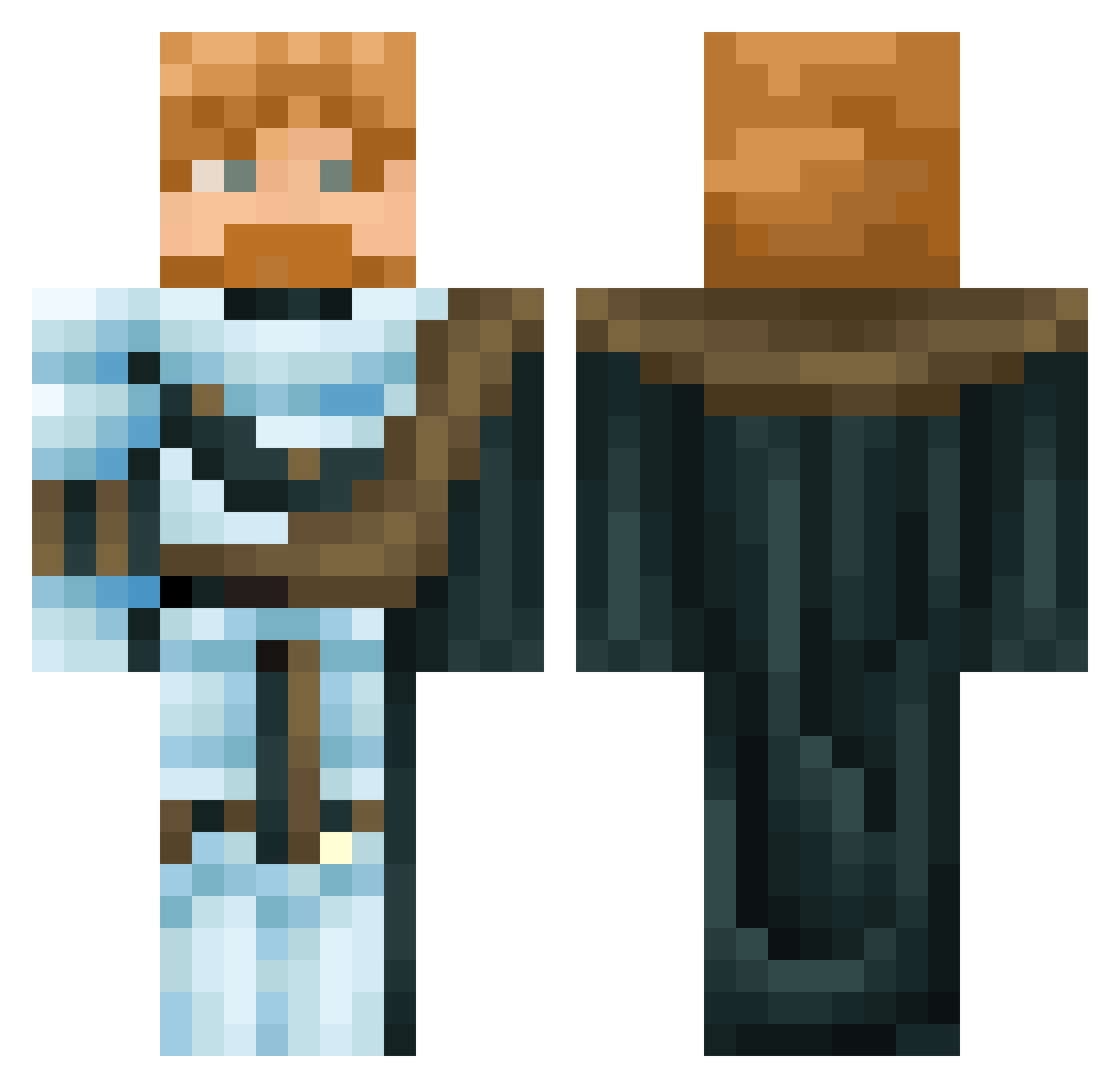 _zt5 Minecraft skin, front and back view