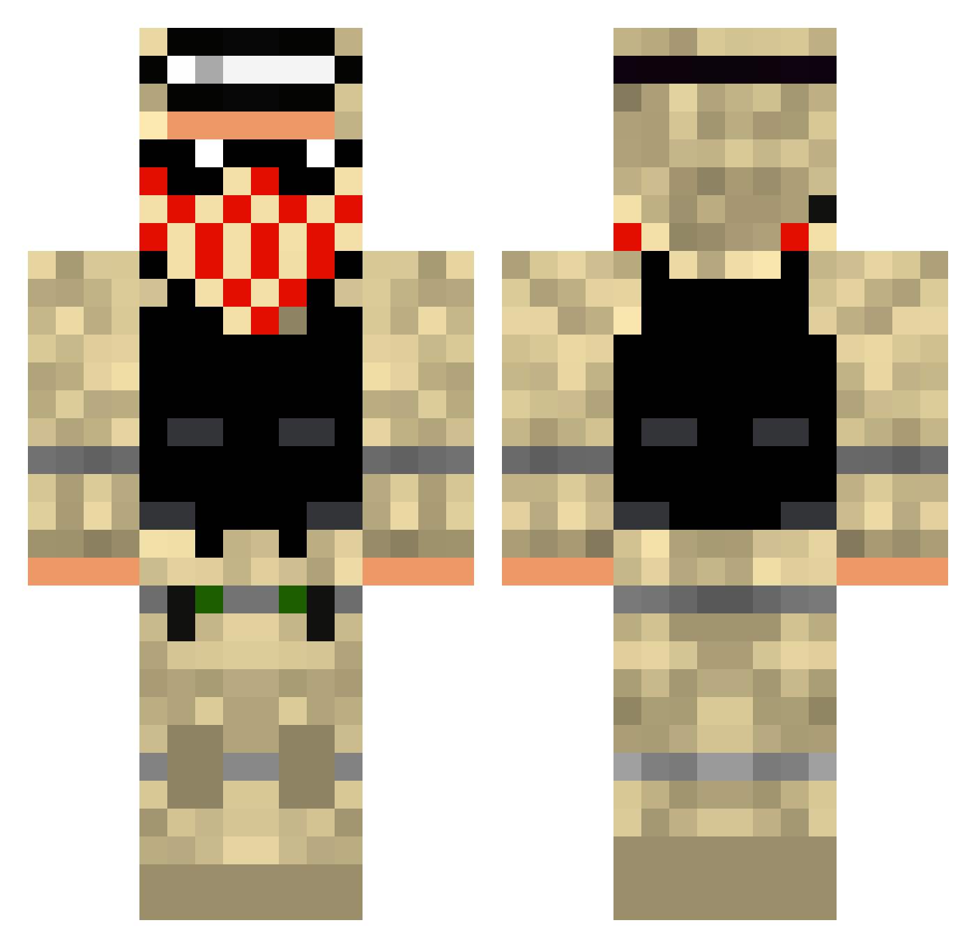 S1mp_69 Minecraft skin, front and back view