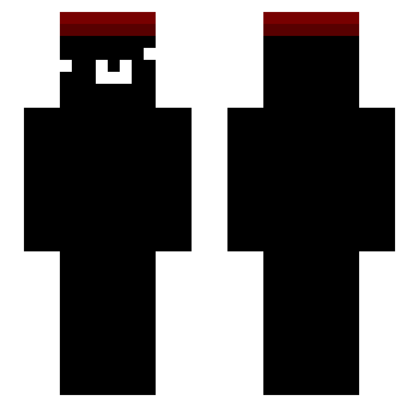 zw13rz4k Minecraft skin, front and back view