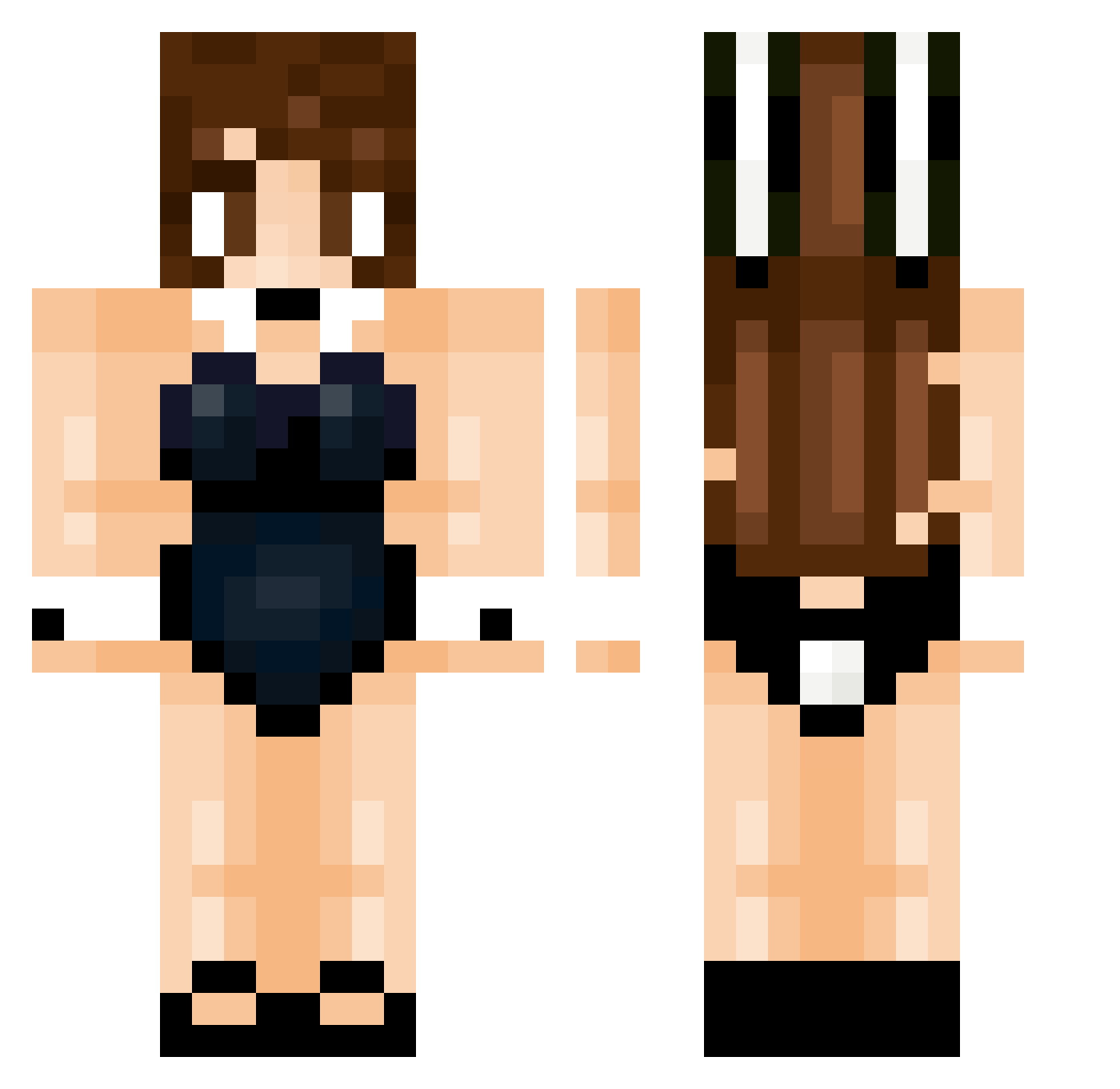 ThisIsBigM Minecraft skin, front and back view