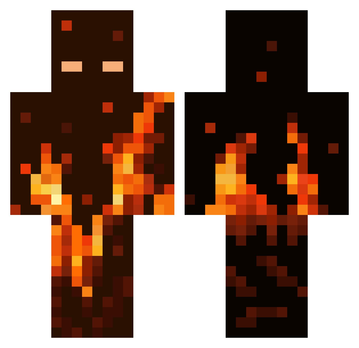 hobojoe2003 Minecraft skin, front and back view