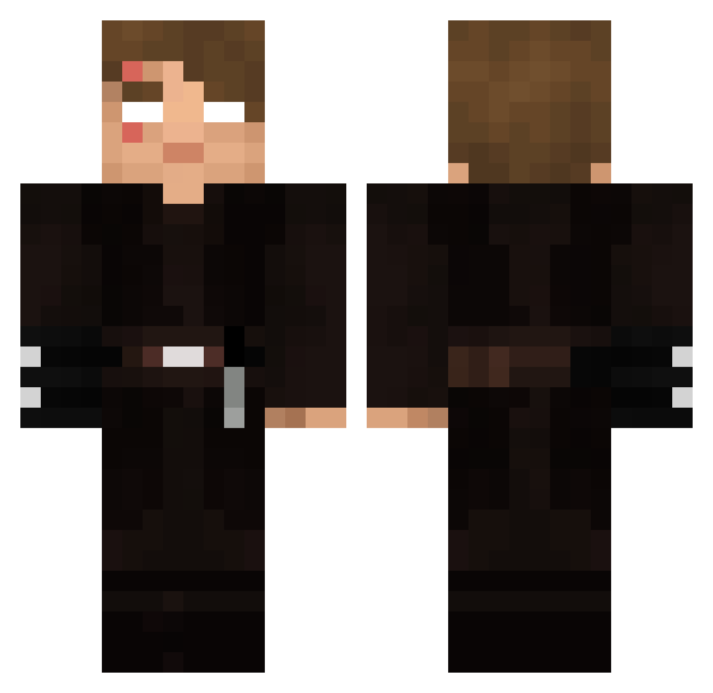 SS_8 Minecraft skin, front and back view