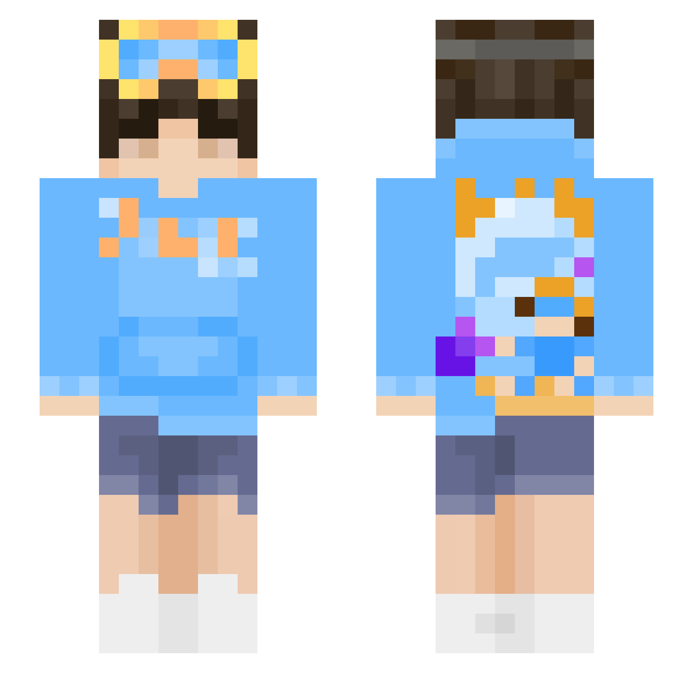 ilia_2017 Minecraft skin, front and back view