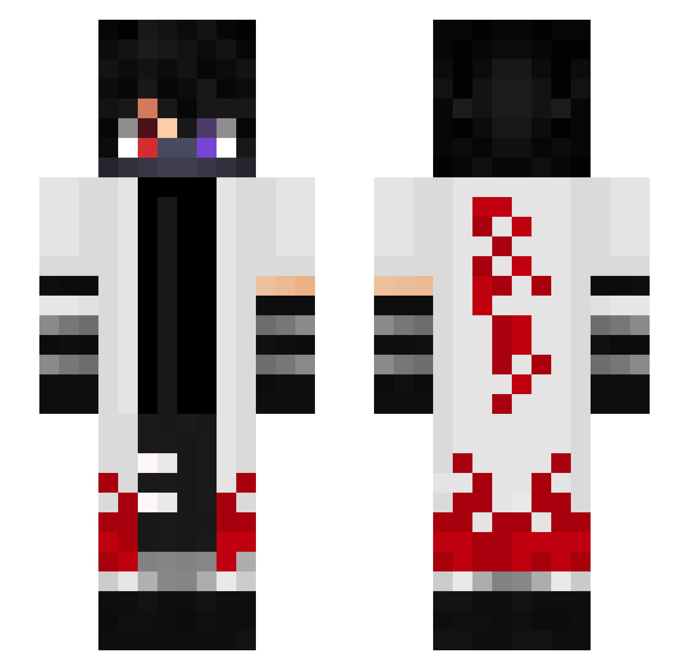 Aronne__ Minecraft skin, front and back view