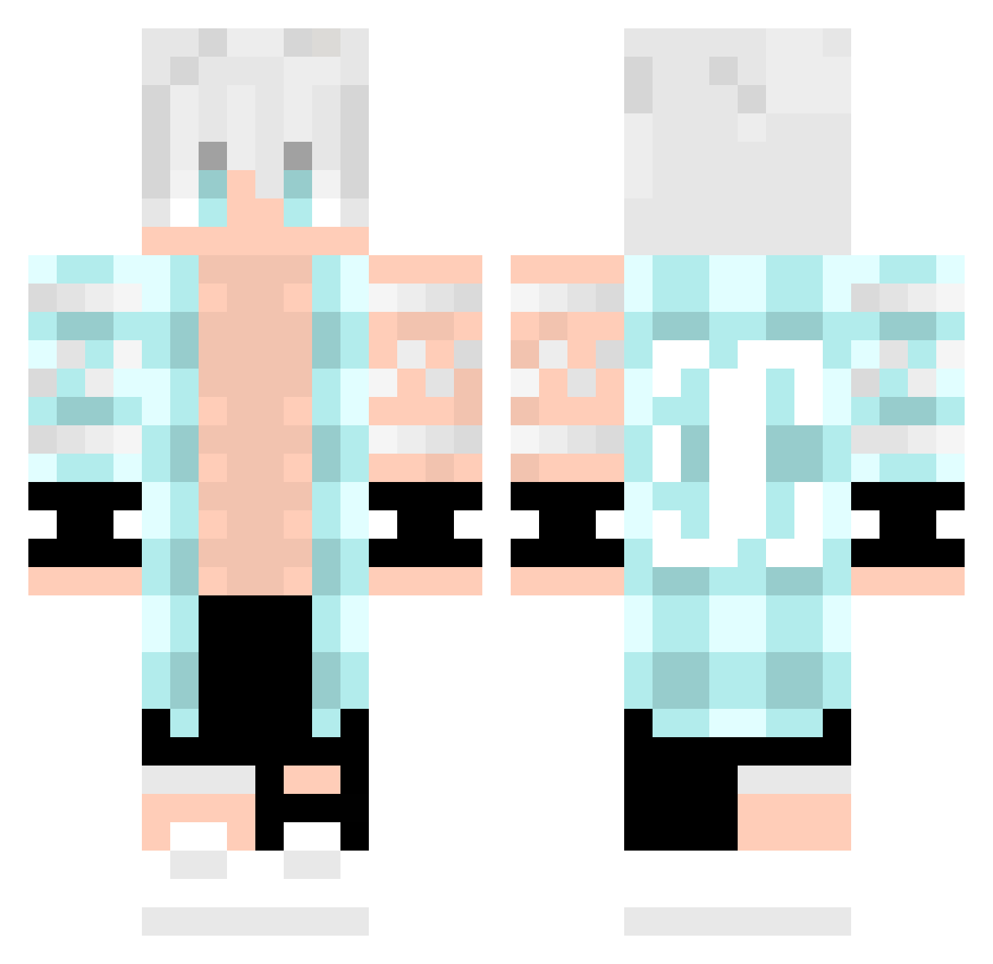 1Ghal_ Minecraft skin, front and back view
