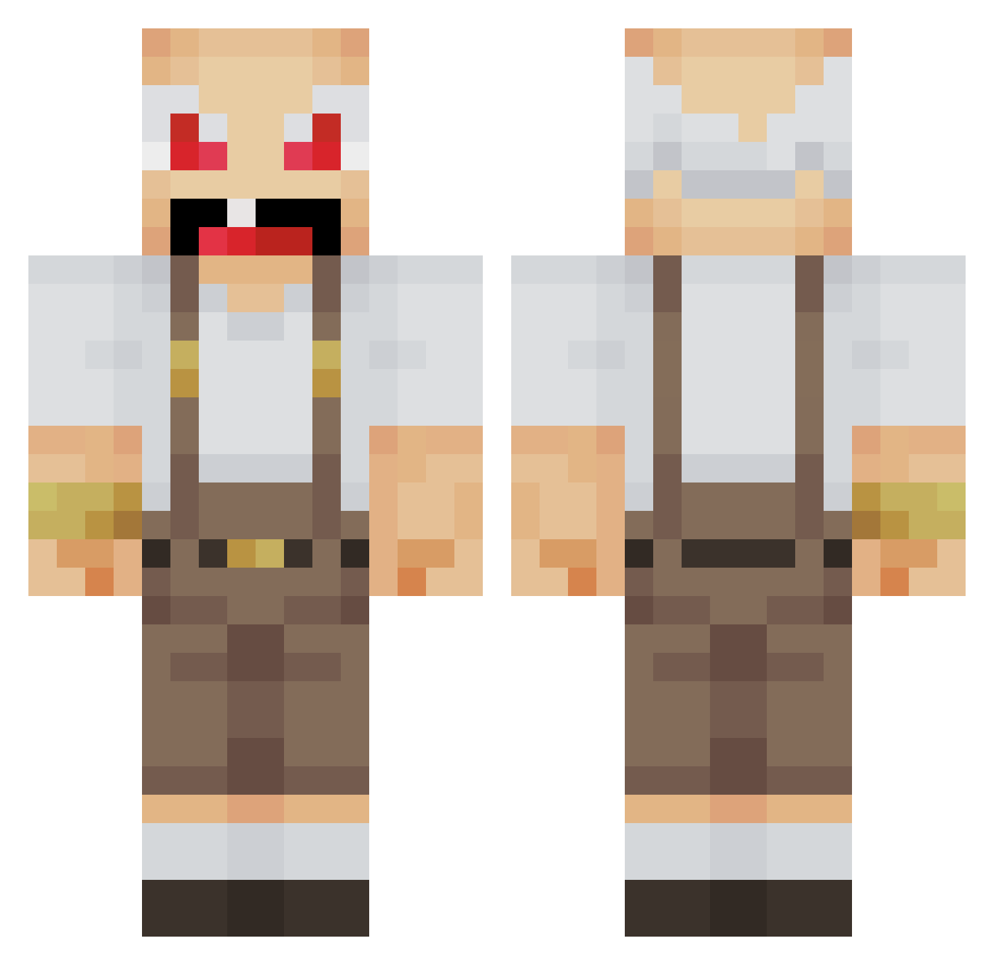 x3oz_ Minecraft skin, front and back view