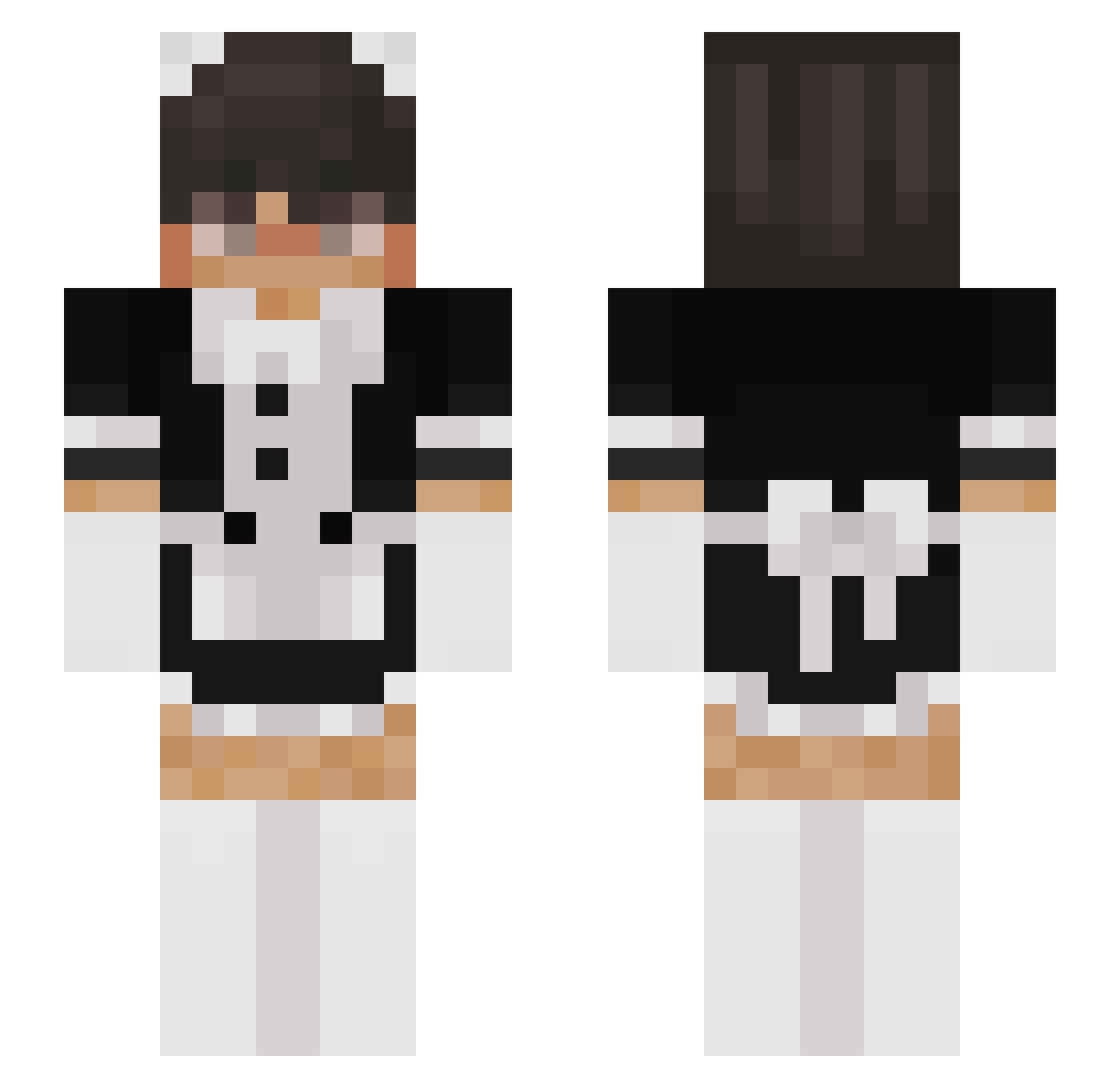 gobChamp Minecraft skin, front and back view