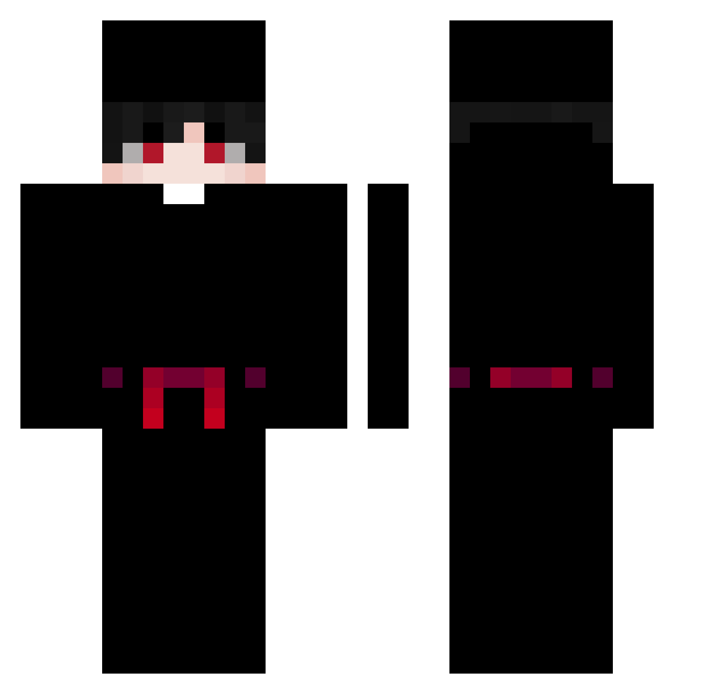 arumi_ Minecraft skin, front and back view
