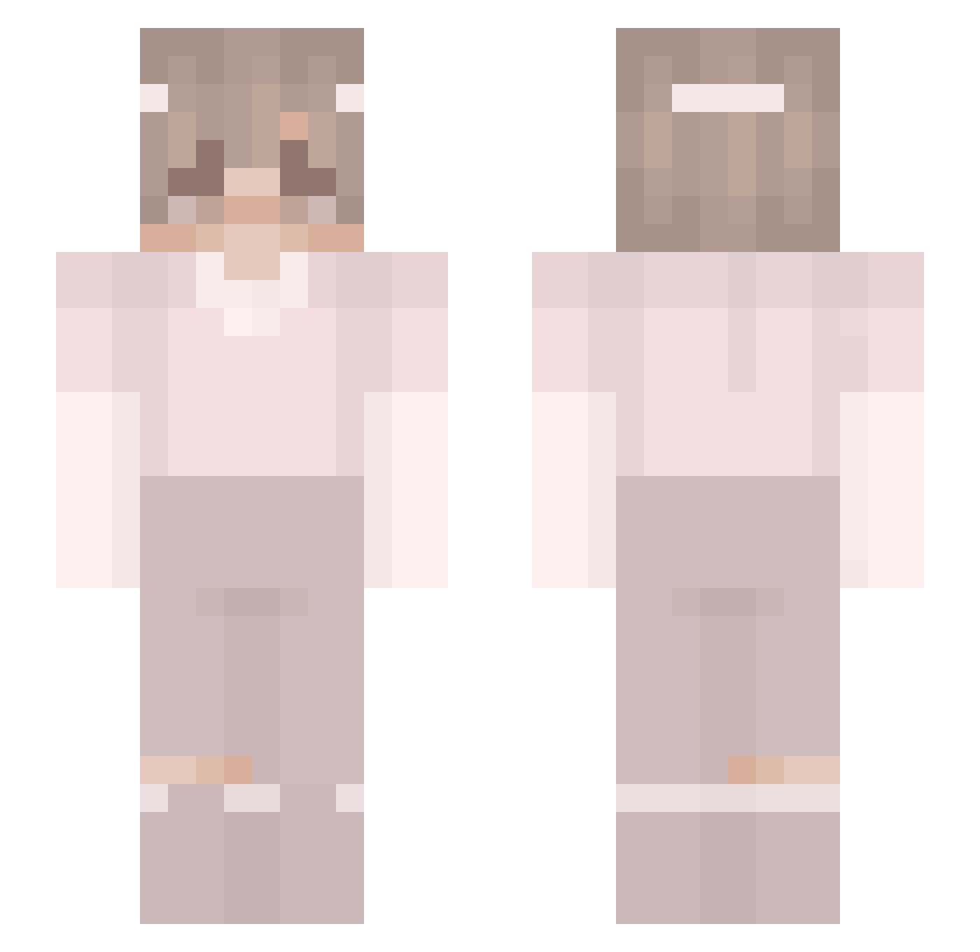 MohamedGalal_ Minecraft skin, front and back view
