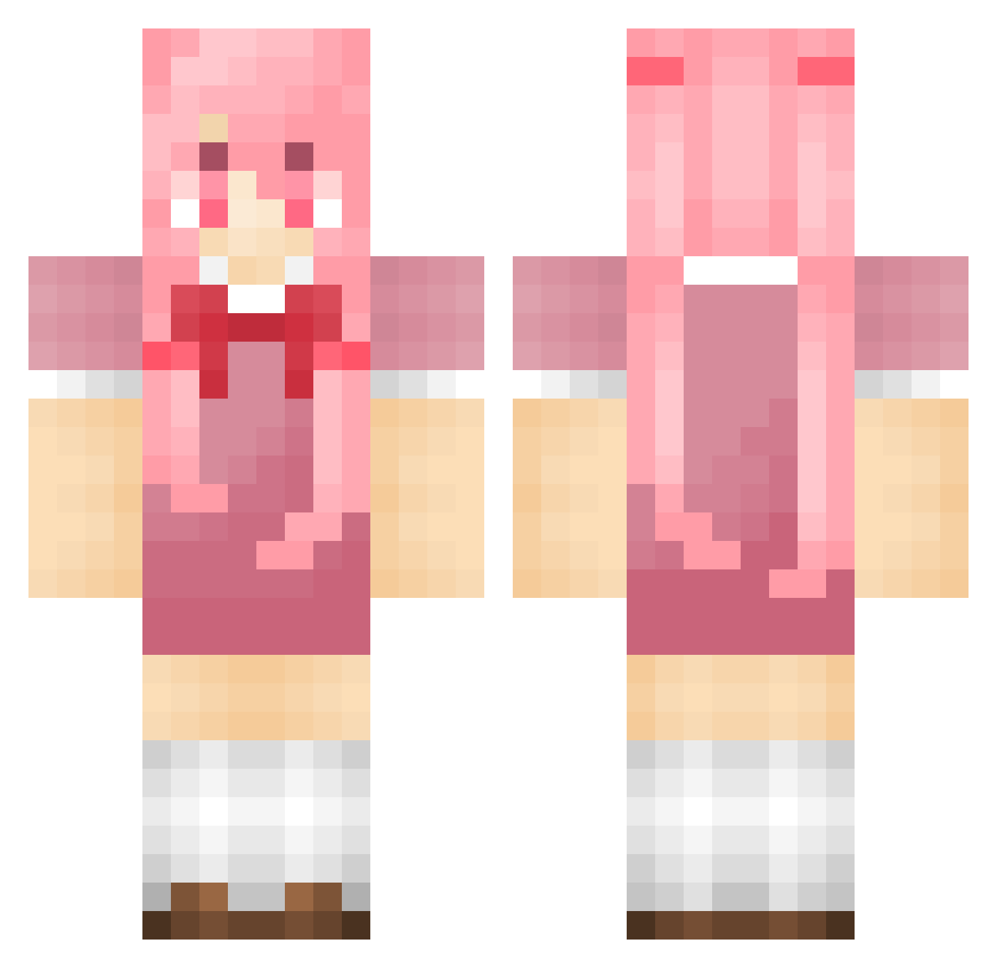 andreiAMASSARUIM Minecraft skin, front and back view