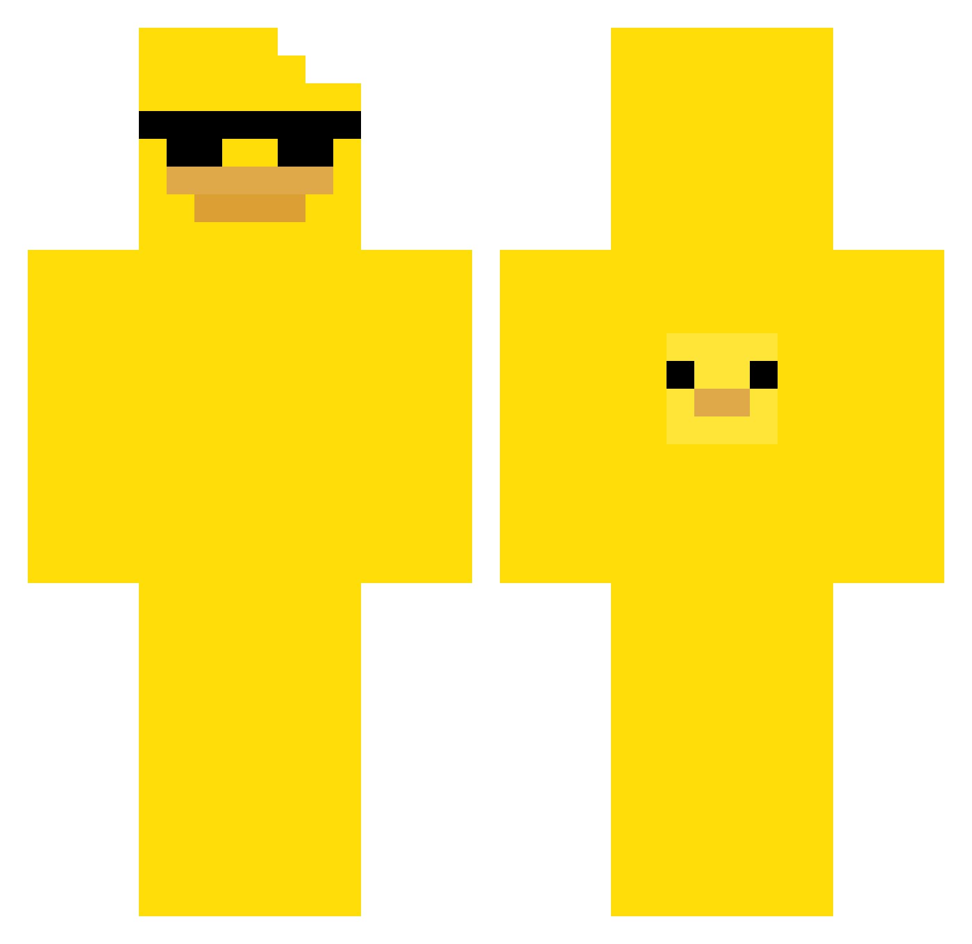 Cyberking_545 Minecraft skin, front and back view