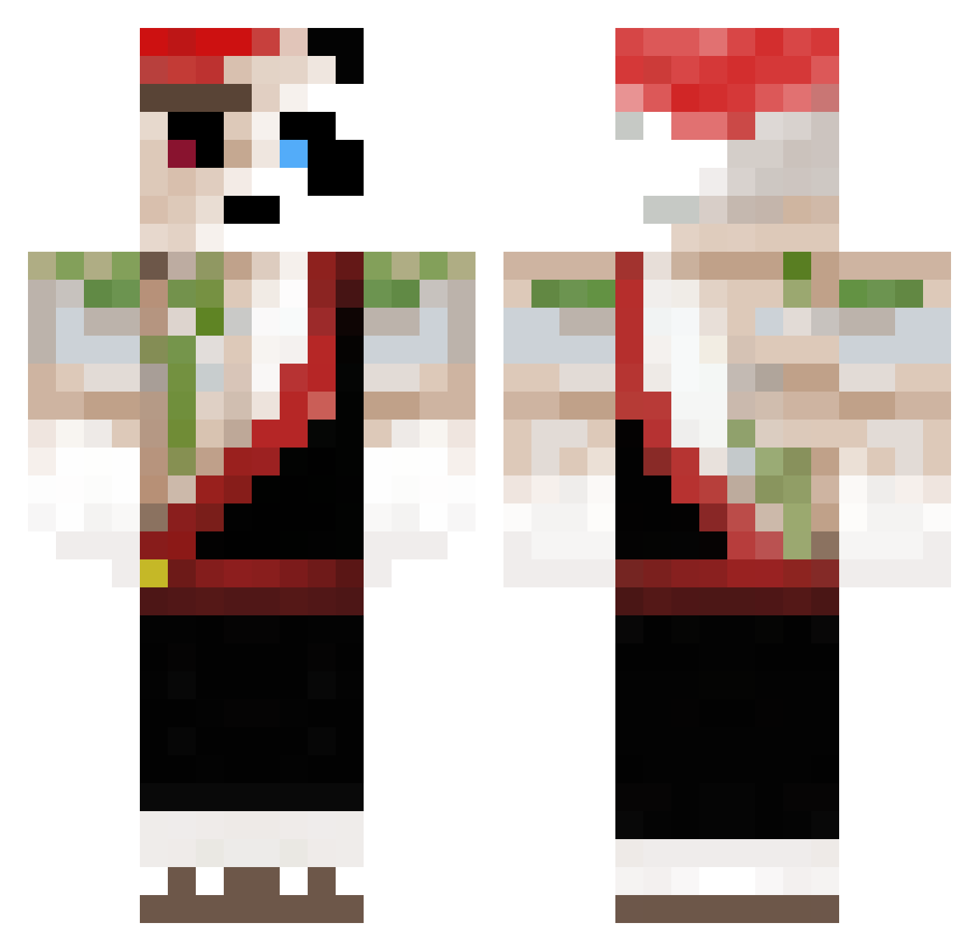 The_Lost_Legion Minecraft skin, front and back view