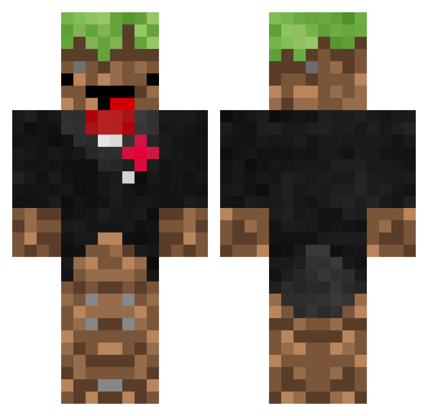 Hofmann4Veinte Minecraft skin, front and back view