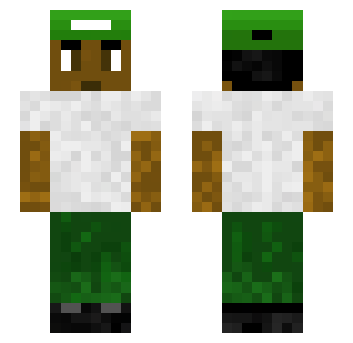 _kaden_06_ Minecraft skin, front and back view