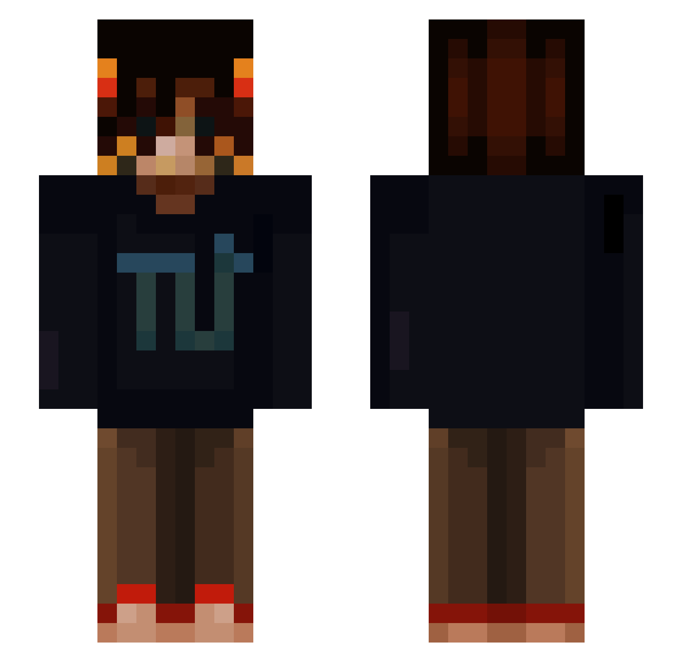 playboifarti56 Minecraft skin, front and back view