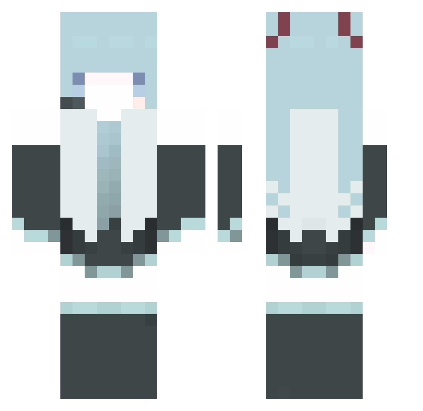 Ale200803 Minecraft skin, front and back view