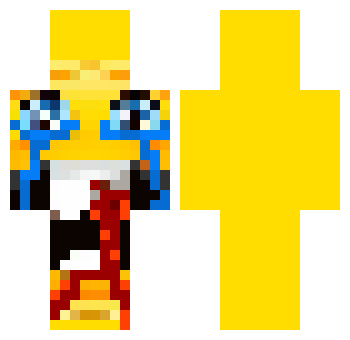 enski2115 Minecraft skin, front and back view