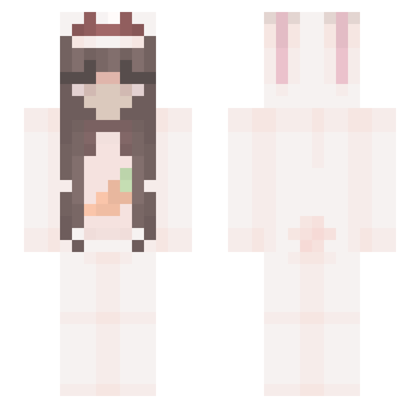 _Leonie2003_ Minecraft skin, front and back view