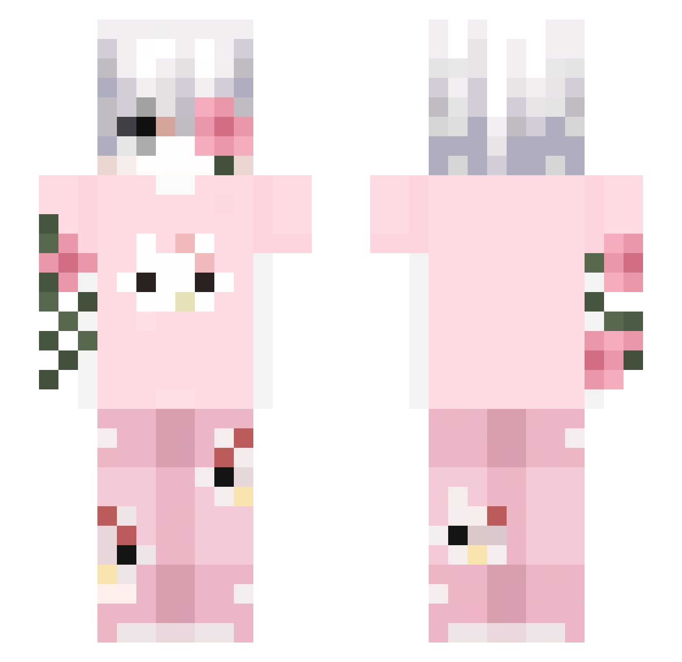 Acd__ Minecraft skin, front and back view