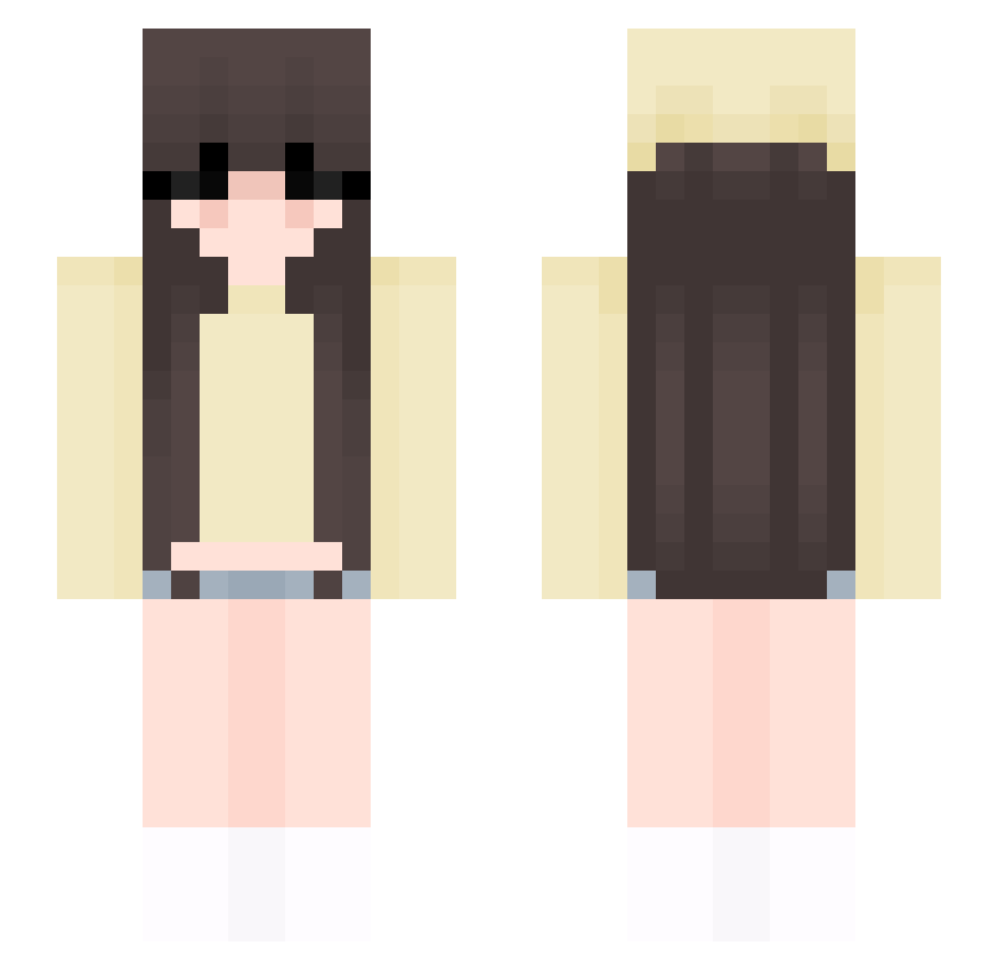 liindsay Minecraft skin, front and back view