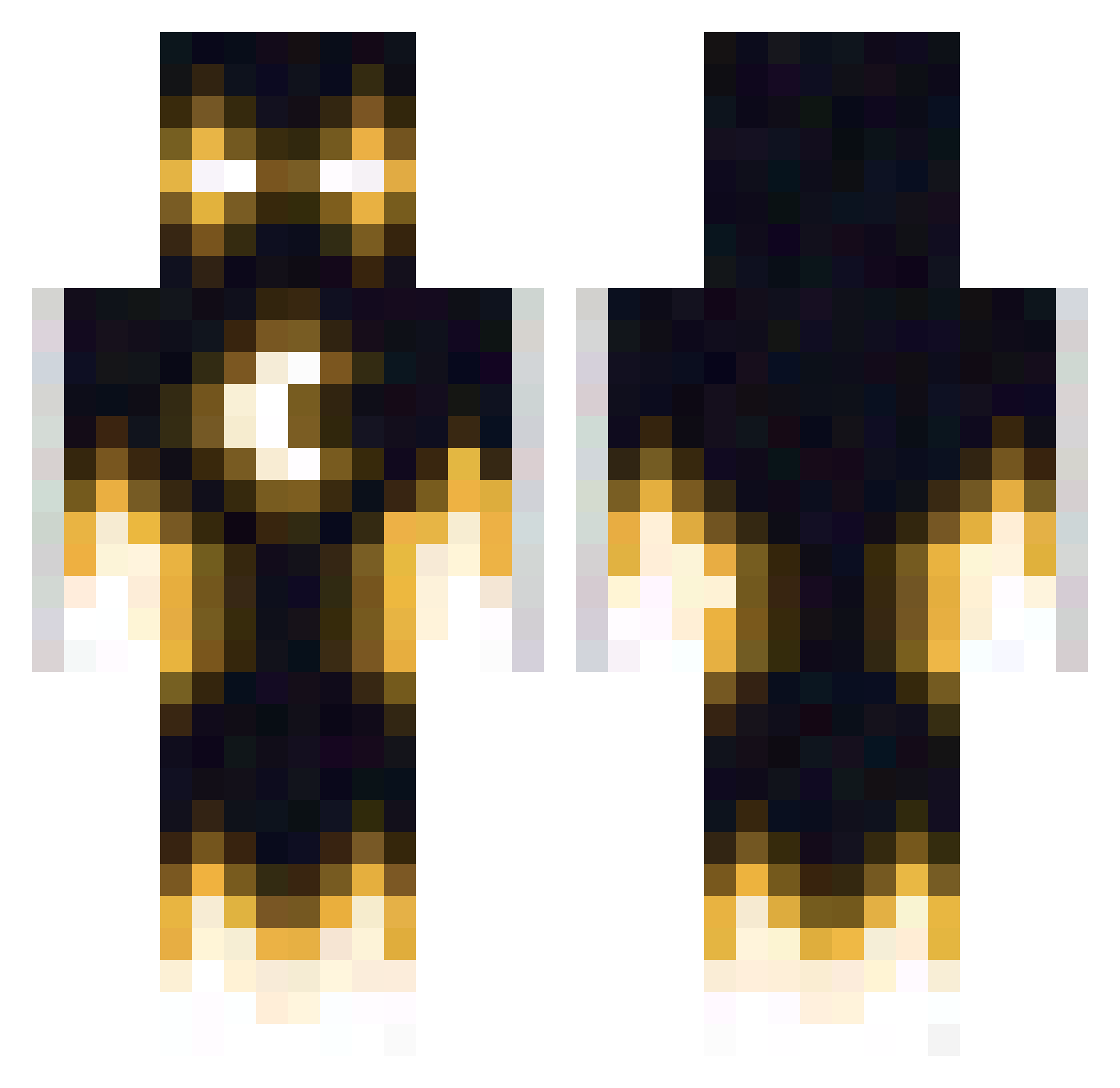 Koray_342 Minecraft skin, front and back view