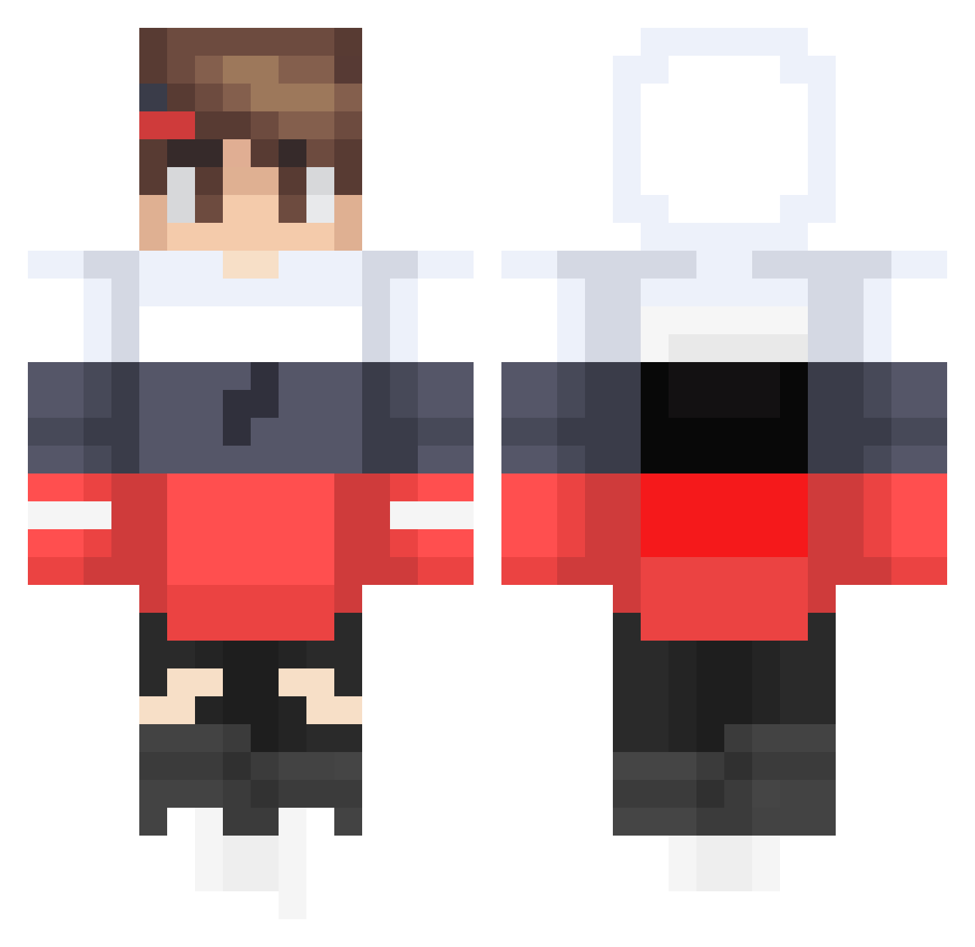 sololight2010 Minecraft skin, front and back view