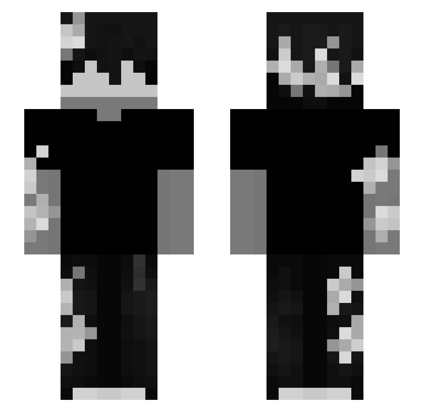 Entitilo_fnbSB Minecraft skin, front and back view