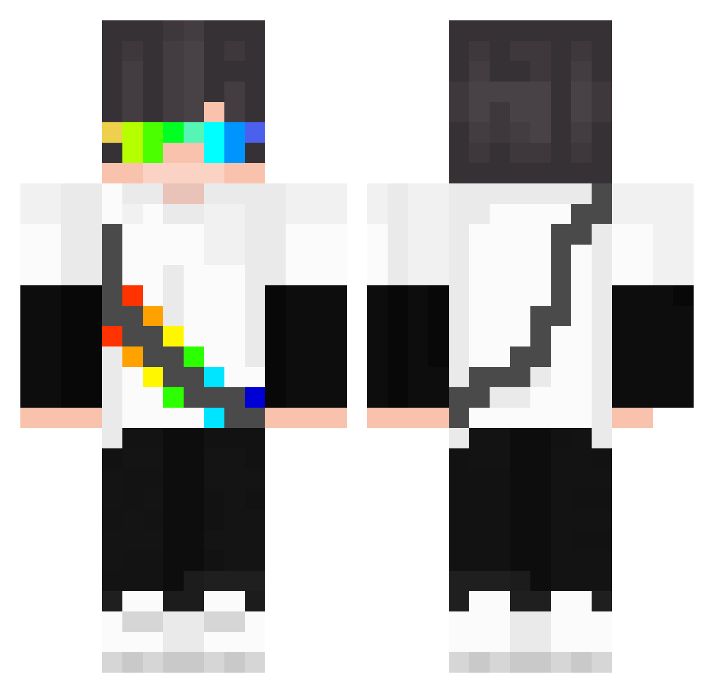 Wh1te_TW Minecraft skin, front and back view