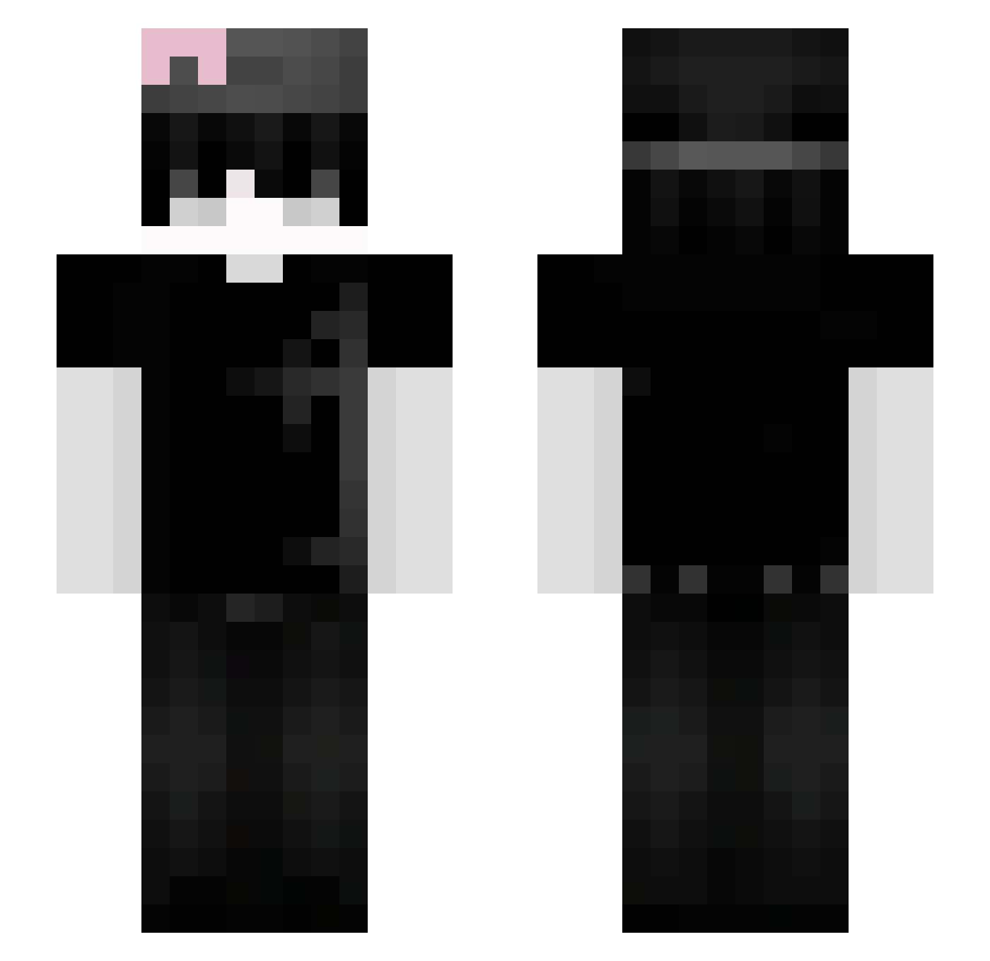 supitzme234 Minecraft skin, front and back view
