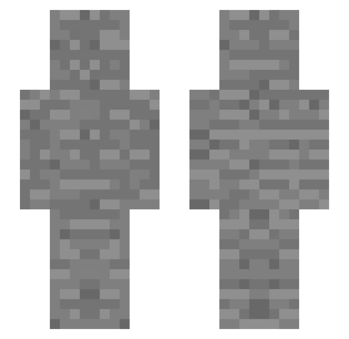 kimochiman1557 Minecraft skin, front and back view