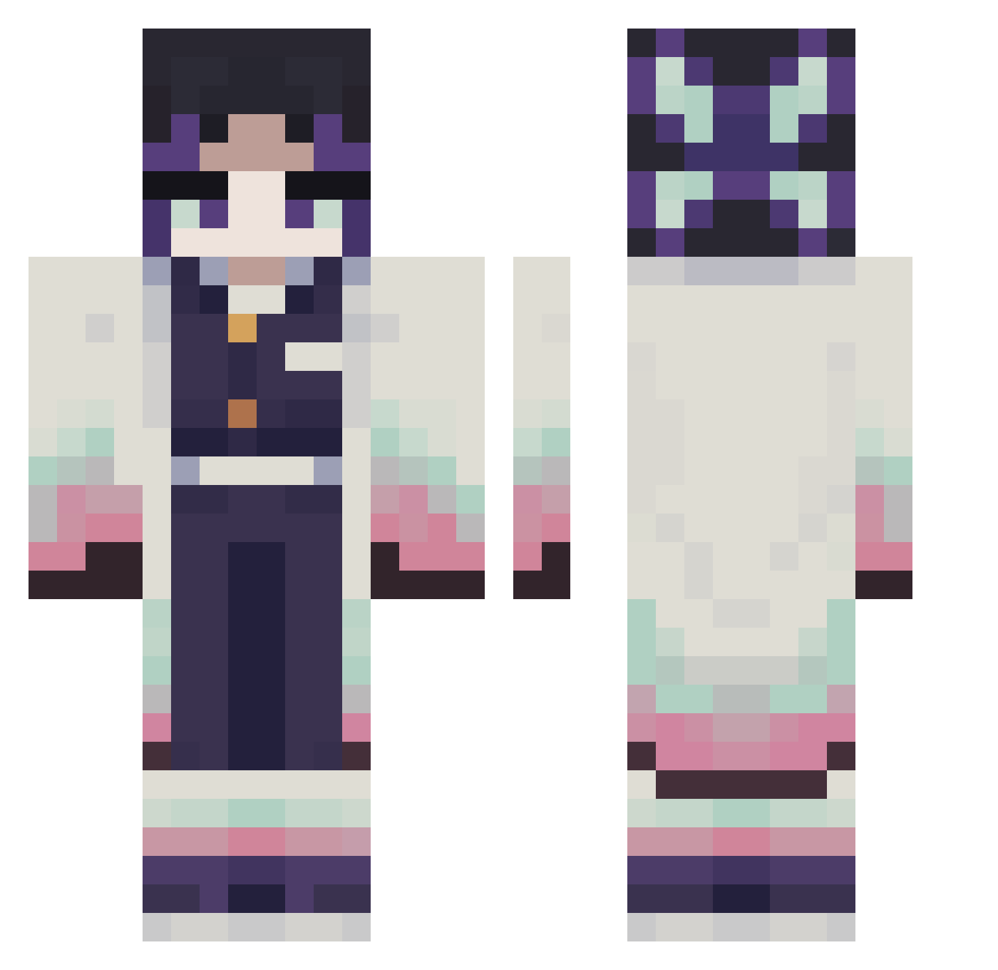 CVMSeSports05 Minecraft skin, front and back view