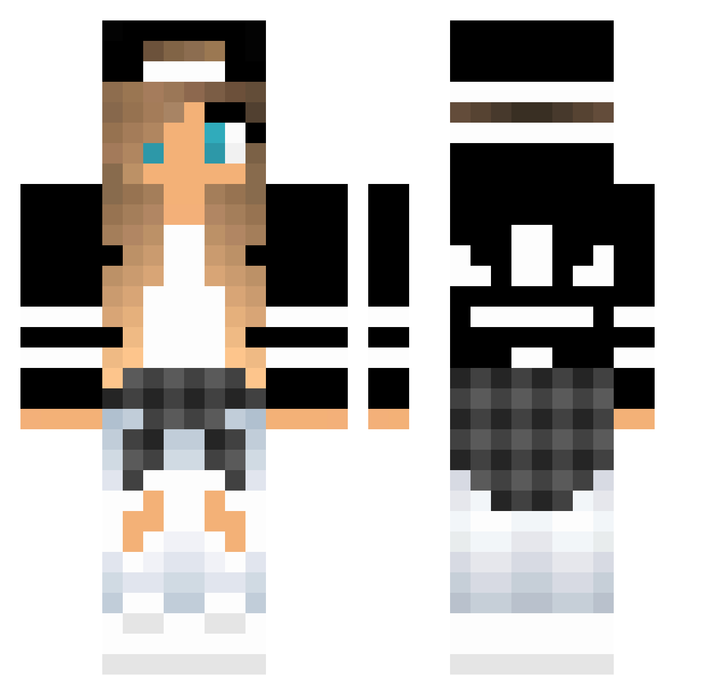 Minecraftjenta06 Minecraft skin, front and back view