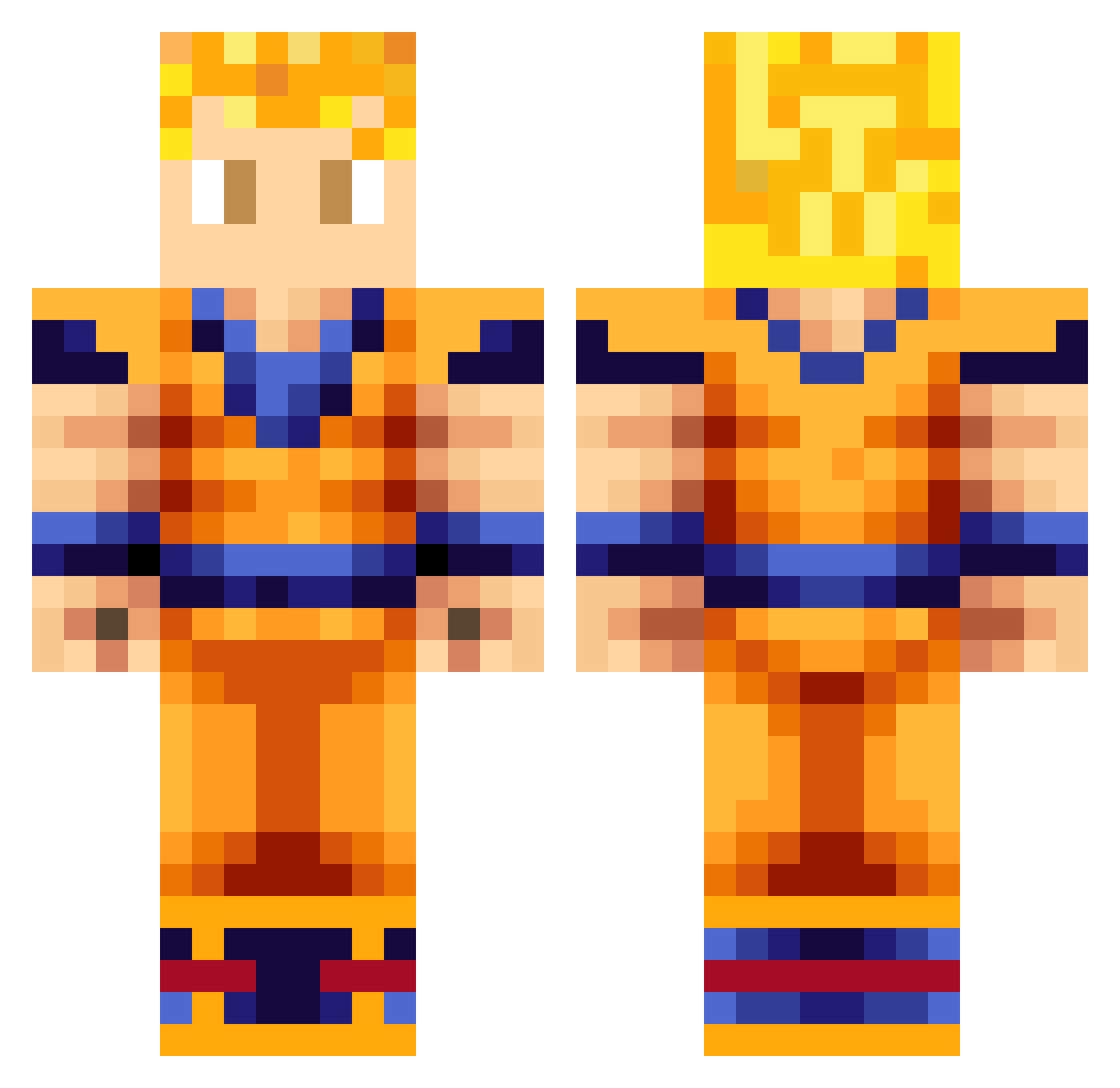 X_ghostlydemon_X Minecraft skin, front and back view