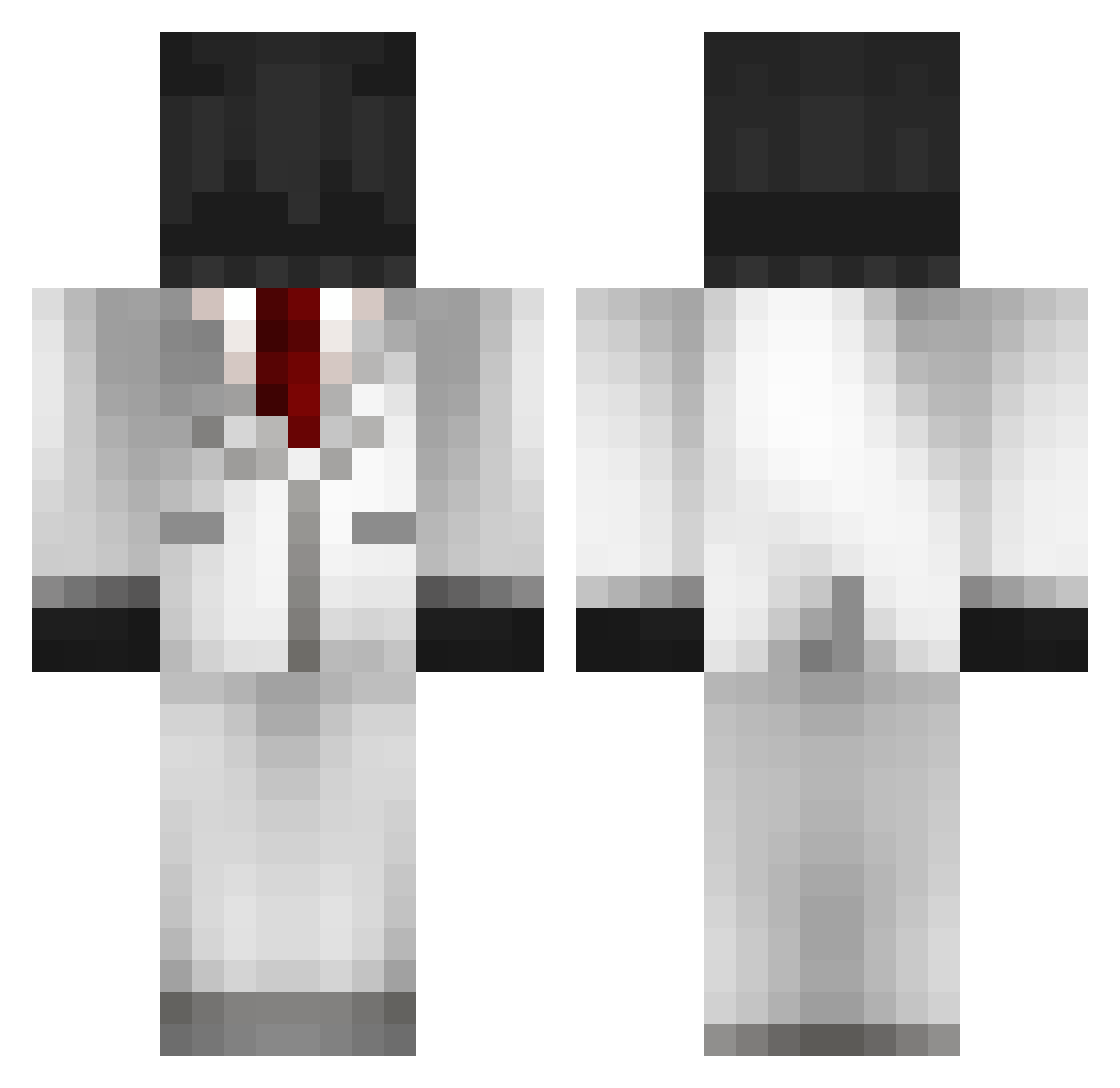 Thiban_K Minecraft skin, front and back view